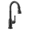 Delta Broderick Single Handle Pull-Down Bar / Prep Faucet With Touch2O Technology 9990T-BL-DST - alternate 2