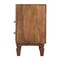 Homeroots 24" Brown Solid Wood Two Drawer Nightstand 701727 - alternate 5