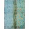 Homeroots 8' X 10' Blue And Gold Abstract Washable Indoor Outdoor Area Rug 578013 - alternate 5