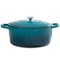 Crock-Pot Crock Pot Artisan 5 Quart Round Enameled Cast Iron Dutch Oven in Teal Ombre 109470.02 - alternate 3