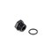 Hps Performance -10 AN Fittings Plug, Port Thread with O-Ring, Aluminum, Black AN814-10 - alternate 1