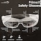 Bison Life PrimeX, Safety Glasses, Anti-Fog & Anti-Scratch, Amber Lens ZH-PRXSG-ABLBKT-MS14 - alternate 4