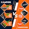 Campior Kick Scooter for Ages 6+, for Kids, Teens, and Adults, Max Load 240 LBS, Foldable, 8-inch Big Graffiti CAMTE159 - alternate 2