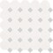 Daltile Daltile Octagon and Dot 2 x 2 Ceramic Mosaic Wall & Floor Tile in White/Grey, 10PK 65012OCT44MS1P2 - alternate 1
