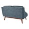 Office Star Products Lounge Seating/Davenport Mid-Century Loveseat, Navy SL4422R-MC3 - alternate 5