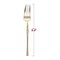 Smarty Had A Party Shiny Gold Moderno Disposable Plastic Dinner Forks, 240PK 9340G-FK-CASE - alternate 4