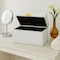 Vintiquewise Set of 2 Decorative Wooden Storage Boxes with Gold Accent for Keys, Jewelry, Makeup, & Extras, White QI004862.WT - alternate 4