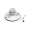 Pass & Seymour Pullchain Lamp Holder with Cage Neck, 250 V, 250 W, Porcelain Housing Material, White 282CC18 - alternate 2