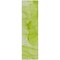 Homeroots 8' Runner Green Abstract Washable Non Skid Indoor Outdoor Runner Rug 559740 - alternate 4