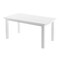 Homeroots 79" White Solid Wood Butterfly Leaf Extending Dining Table 518763 - alternate 8
