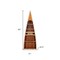 Homeroots 21" Wood Brown Solid Wood Six Tier Boat Bookcase 364286 - alternate 3