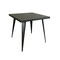 Homeroots 32" Gray Steel and Metal Square Dining Table 555145 - alternate 1