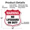 Signmission Pool Safety Shield Sign Warning No Lifeg, 12 Inch X 12 Inch, Aluminum Metal Sign SHI-A-12-431 - alternate 3