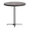 Flash Furniture Bennett 30 in Round Solid Wood Indoor Tabletop in Dark Brown with 22 in x 22 in Table Height GSF-RD30-DKBRN-T2222S-GG - alternate 8