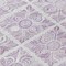 Homeroots 8' Lavender And Silver Round Medallion Washable Indoor Outdoor Area Rug 589340 - alternate 7