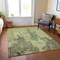 Homeroots 3' X 5' Artichoke Green And Fern Green Abstract Washable Indoor Outdoor Area Rug 609846 - alternate 6