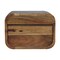 Homeroots 14" Brown Solid Wood One Drawer Floating Nightstand 712842 - alternate 8