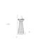 Homeroots 11" Black Distressed Lattice Metal And Glass Tabletop Pillar Candle Holder 608400 - alternate 3
