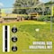 Vevor Outdoor Portable Volleyball Net System Adjustable Height Poles Carry Bag JH-201 - alternate 5