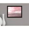 Homeroots Pink Beach Emotions Black Framed Print Wall Art 530026 - alternate 4