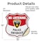 Signmission No Loitering Shield Sign Police Enforced, 12 Inch X 12 Inch, Vinyl Decal SHI-D-12-396 - alternate 5