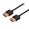 Monoprice Slim HDMI Cable, 6 ft.Black 13586 - alternate 1