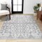 Jonathan Y Idris Tribal Diamond Geometric Gray/Beige 3 ft. x 5 ft. Area Rug MOH304A-3 - alternate 1