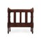Homeroots 17" Brown Solid Wood Magazine Holder 389454 - alternate 1