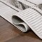 Jonathan Y Athens Classic Border Marble Pattern High-Low Silver/White 4 ft. x 6 ft. Area Rug CAR102A-4 - alternate 5