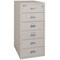 Fireking 6 Drawer, 1 Hr Fire, Vertical, 25" wide for Card Check & Notes Platinum 6-2552-CPL - alternate 1