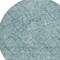 Homeroots 8' Teal Blue And Ivory Round Floral Washable Indoor Outdoor Area Rug 594667 - alternate 6