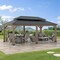 Sunjoy 12 ft. x 20 ft. Cedar Framed Gazebo with Steel Hardtop A1020326J0 - alternate 1