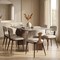 Leisuremod Dilenny Faux Leather Dining Chair - Modern Padded Side Chair with Steel Legs DC49CR - alternate 7