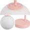 Jonathan Y Arco 18.3 in. Minimalist Mid-Century Arched Metal and Frosted Glass LED Table Lamp, Pink JYL6010D - alternate 6