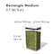Oxo Good Grips POP Food Container, 2.7 qt Capacity, Plastic, Clear, 4.3 in L, 6-1/2 in W, 9-1/2 in H 11234500 - alternate 4