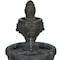 Pure Garden Outdoor Fountain with Lion Head Detail 50-0005 - alternate 6