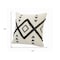 Homeroots Set of Two 20" Natural And Black Geometric Cotton Throw Pillows with Texture, 2PK 588361 - alternate 2