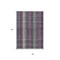 Homeroots 5' X 8' Plum Eggplant And Gray Plaid Washable Indoor Outdoor Area Rug 613988 - alternate 6