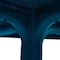 Niche Terrace 31.5 in Square Plastic Indoor/Outdoor Bistro Table, Modern Pedestal Patio Table  - Navy Blue TOB3131NV - alternate 4