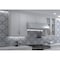 Andova Tiles Luv Ti'amo Black and White 8-in Encaustic Matte Porcelain Wall & Floor Tile ANDLUV452 - alternate 9