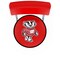 Holland Bar Stool Co 30" Chrome 2-Ring Wisconsin "Badger" Swivel Bar Stool, Back L7C430WI-Bdg - alternate 3