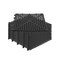 Mytee Products 12inx12in Non Slip Interlocking Self Drainage Tiles - 1/2in Thick, Black, 12PK NSM1212-BLKx12 - alternate 6
