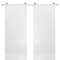 Sartodoors Sturdy Double Barn Door with Hardware, Planum 0010 White Silk, 13FT Rail Hangers Heavy Set, Modern PLANUM0010DB-S-WS-36 x 84 (2* 18x84) - alternate 1