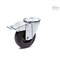 Elesa 449761 Castors steel bracket Vulcanised rubber coating plate bracket and center pass 449761 - alternate 1