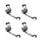 Mytee Products 1-1/2in X 8ft Mountable Rack Ratchet Tie-Down - 500 lbs Working Load Limit, 4PK RS158-MRx4 - alternate 1