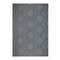 Homeroots 8' Runner Gray and Blue Geometric Stain Resistant Indoor Outdoor Runner Rug 531608 - alternate 5