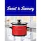 Betty Crocker Betty Crocker0.7-Quart Mini Slow Cooker, Chocolatier & Simmer Pot, Red BC-2555R - alternate 7