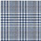 Homeroots 9' X 12' Navy Blue Ivory And Brown Plaid Washable Indoor Outdoor Area Rug 601492 - alternate 7