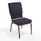 Flash Furniture Advantage Eggplant Church Chair 18.5" Wide PCHT185-115 - alternate 1