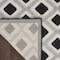 Homeroots 6' X 9' Black And White Geometric Indoor Outdoor Area Rug 546860 - alternate 4